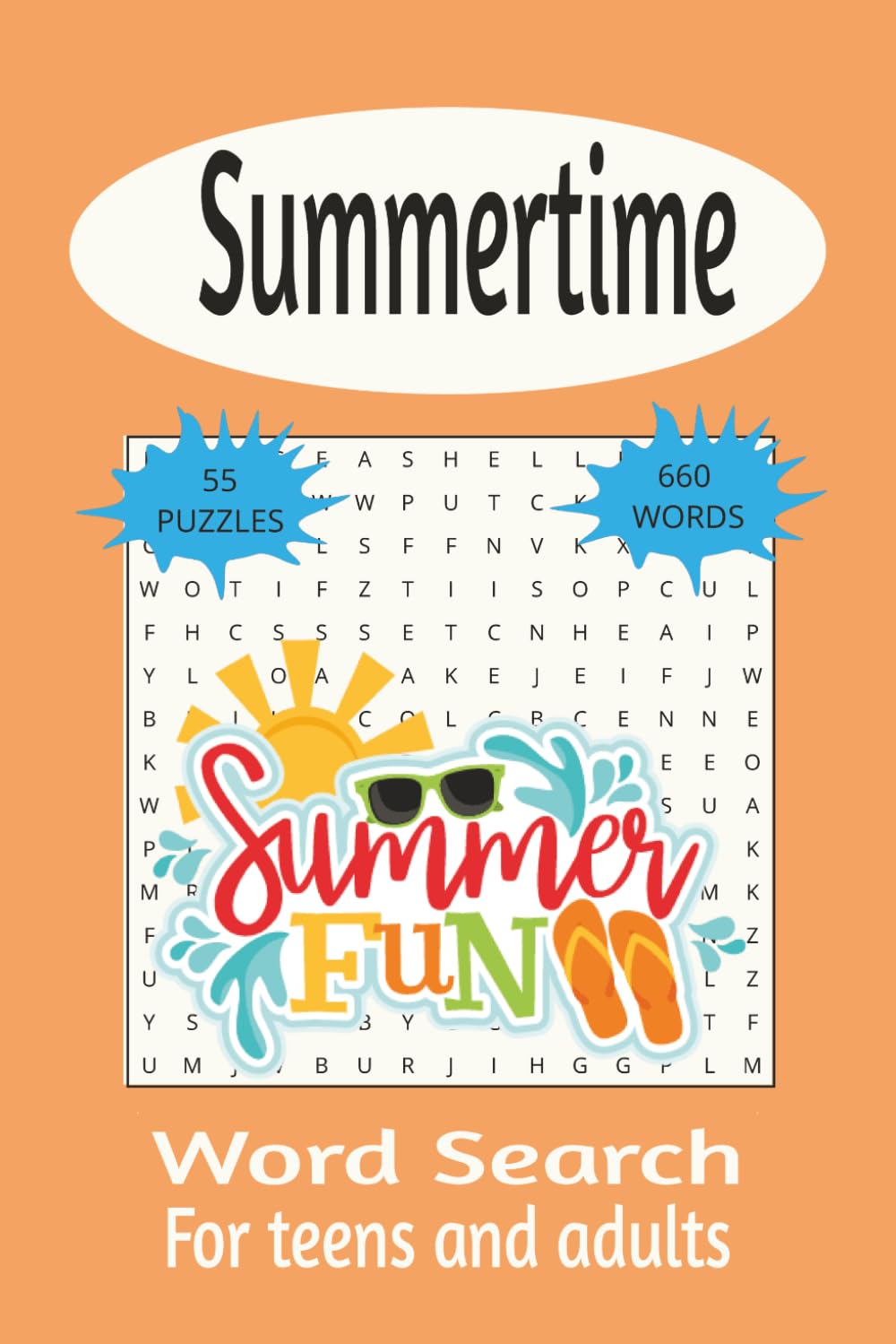 Summertime Word Search Puzzles