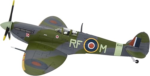 Miniatura 2 de TANG DYNASTY (TM) 172 Supermarine Spitfire Fighter Attack Modelo de avión de metal, Fuerza Aérea Real de la Segunda Guerra Mundial 1941, modelo de