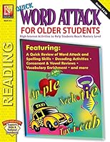 Quick Word Attack for Older Students | Reproducible Activity Book 1561758167 Book Cover