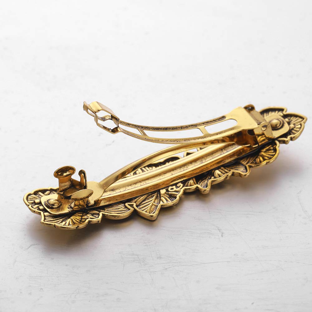 Vintage Barrette À Cheveux Femme En Métal Pince À Cheveux Formes