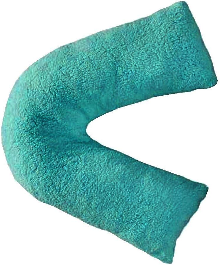 Teddy Bear Fleece V Shaped Pillow Case Cover Nursing Pregnancy