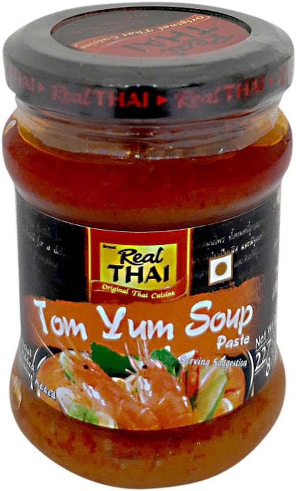 Original Thai Cuisine Tom Yum Soup Paste, 227g (Pack of 1), Black & Red