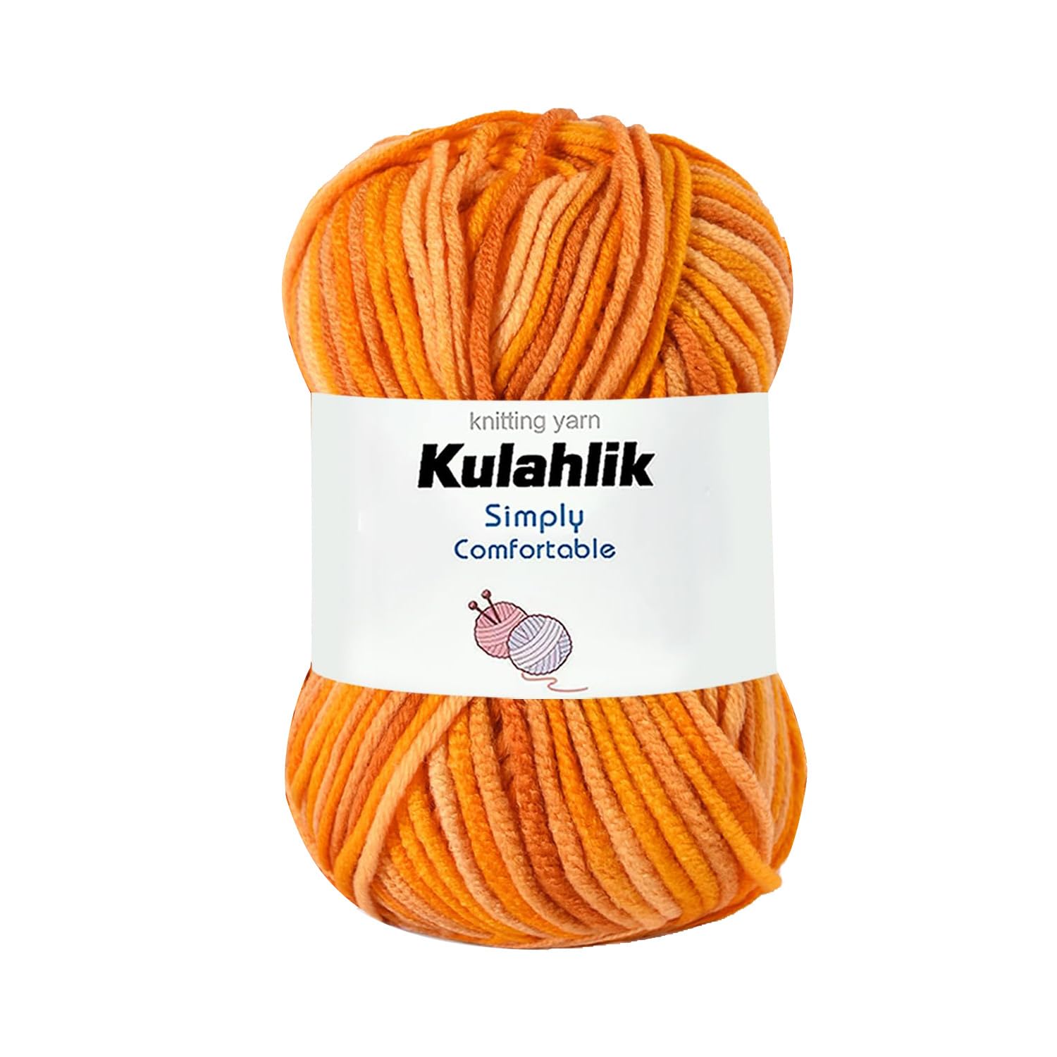 250g(5x50g) Acrylic Yarn for Crochet/Knitting, Colorful Gradient Yarn Thread, 5 Rolls Skeins, Perfect for Any Knitting Crochet and Crafts Mini Project — view 124