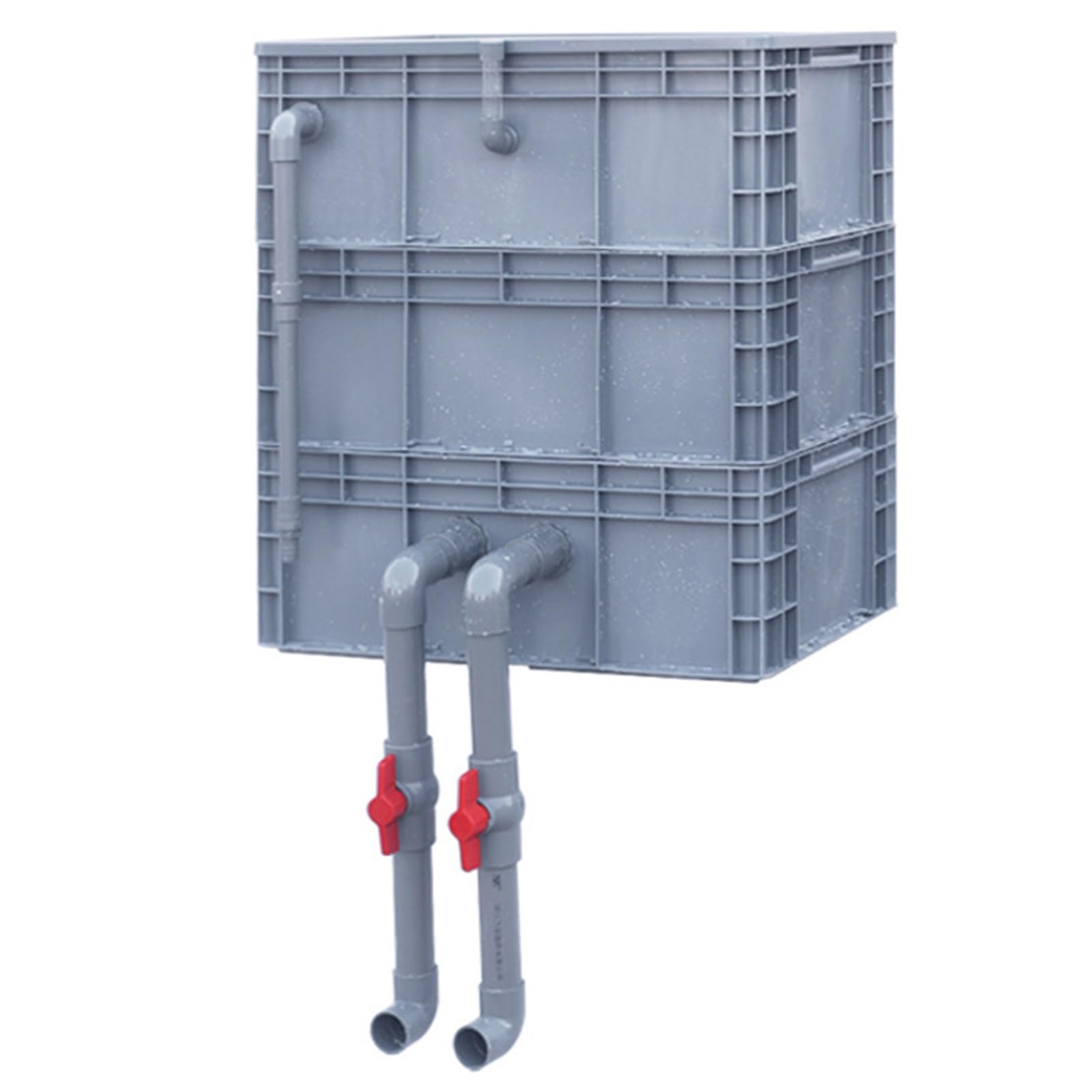 LXBAMKEA Filtros De Acuario, DIY System Externo De Circulación De Agua De Estanque De Peces, Estanques De Peces Caja Filtro De Acuario, Filtro De Caja De Goteo (Size : 23.62x15.75x27.17in/60x40x69CM)