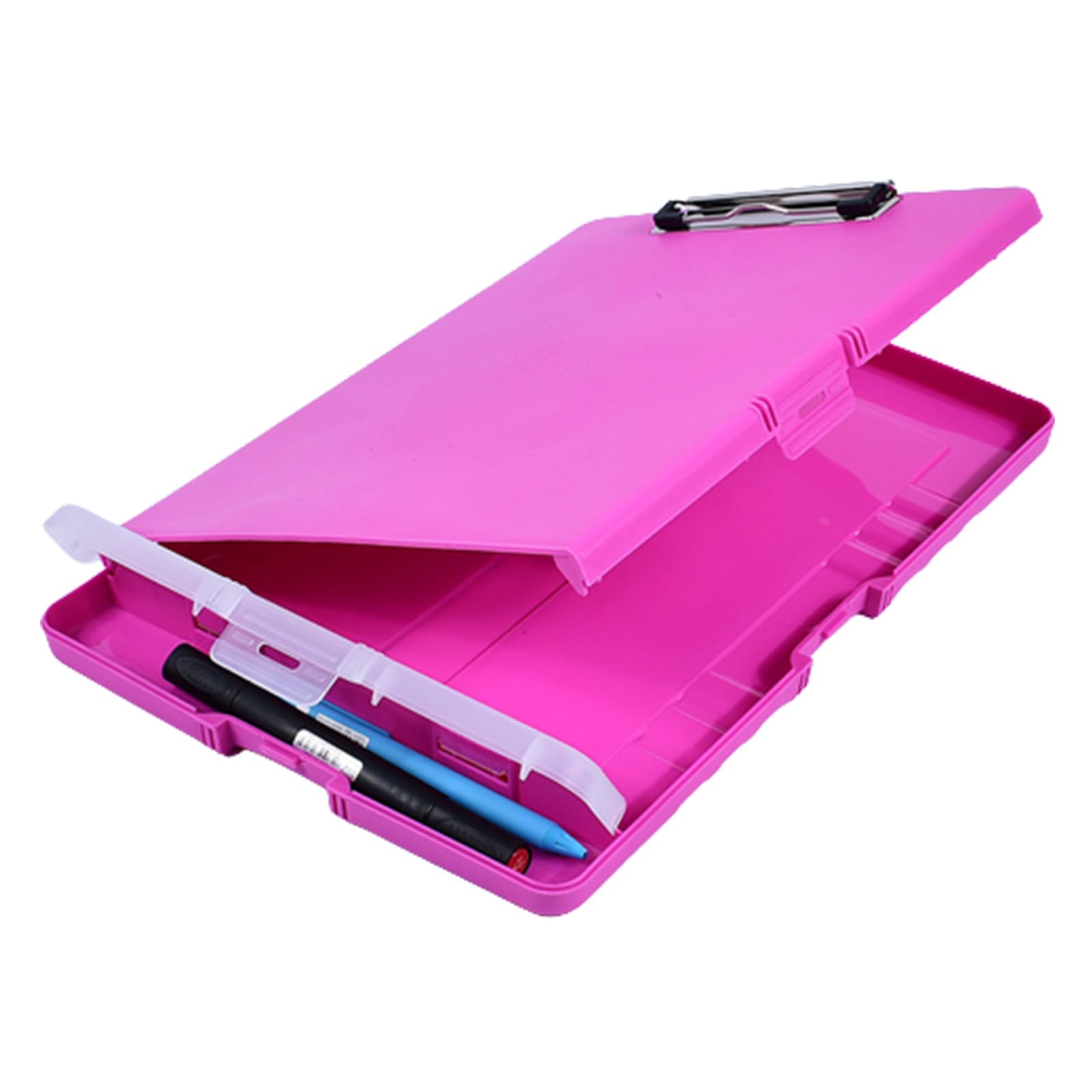 SHYYOULQE Portable File Case with Clipboard and Pen Case Letter Size Folder Document Storage Box for Hospital Doctor Nurse Organizer Fireproof Organizer Box