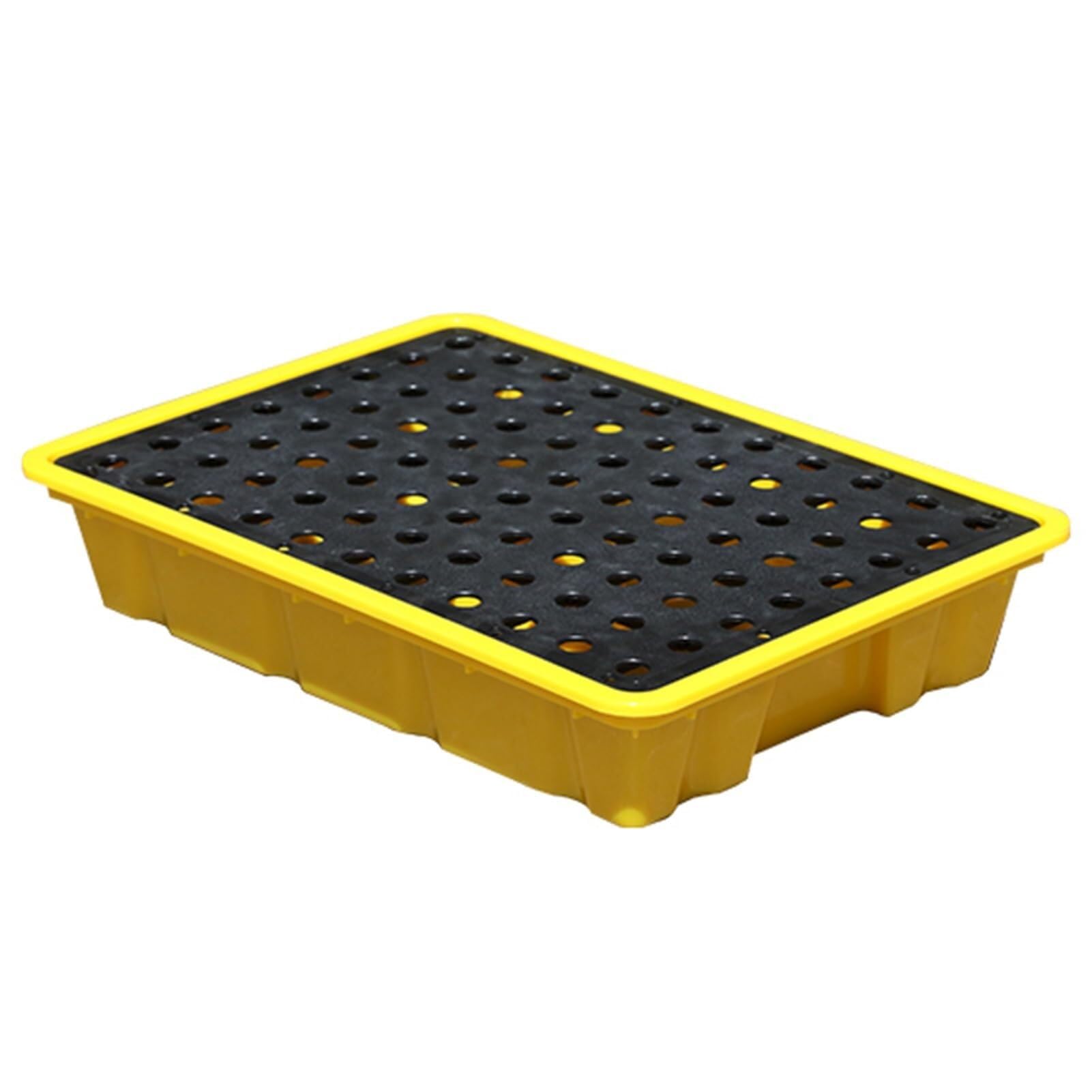 Palette de fût en polyéthylène pour éliminer les fuites de liquides dangereux dans les usines