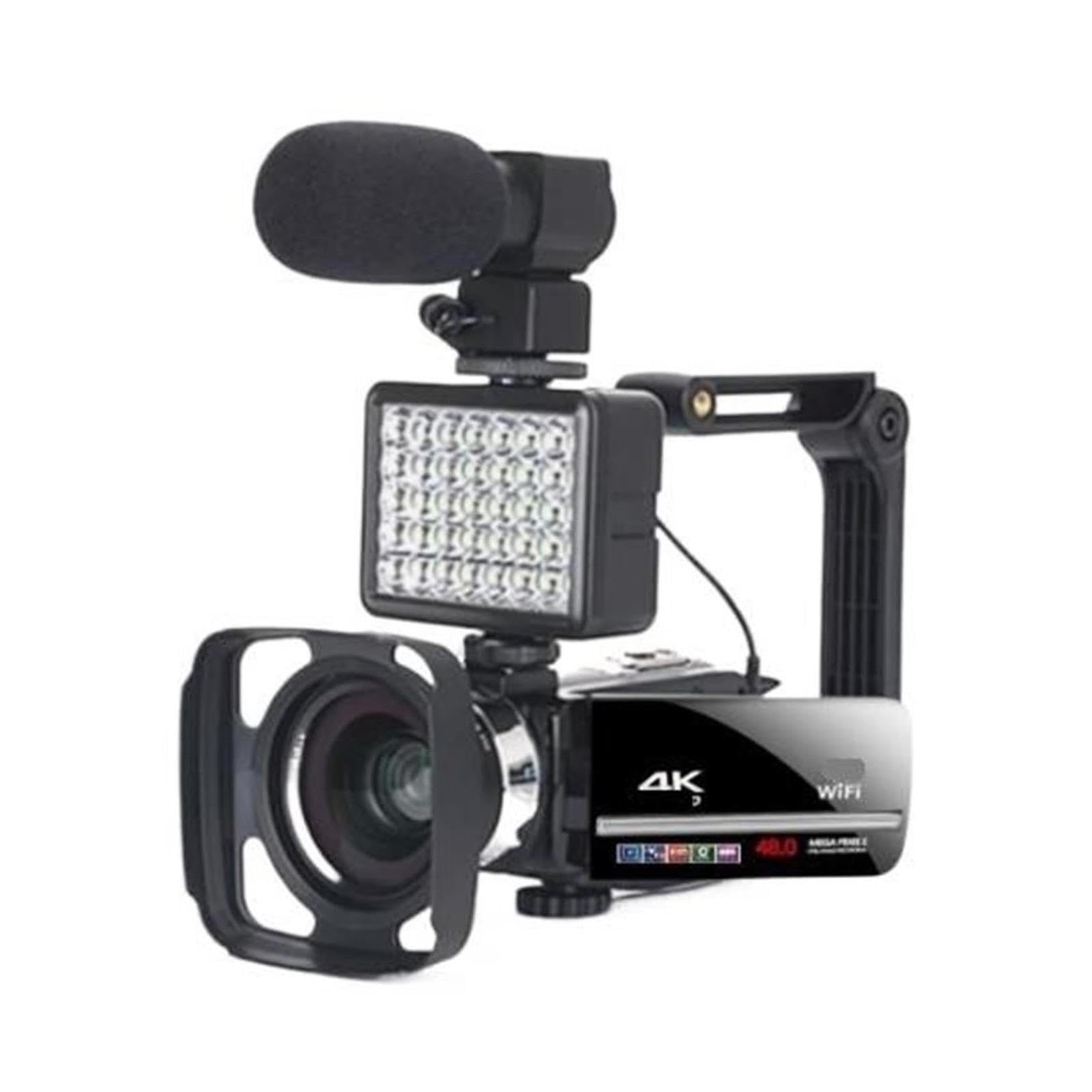 Kamera Wideo 4K WiFi Noktowizor Nagrywanie Z Kamery Fotograficznej