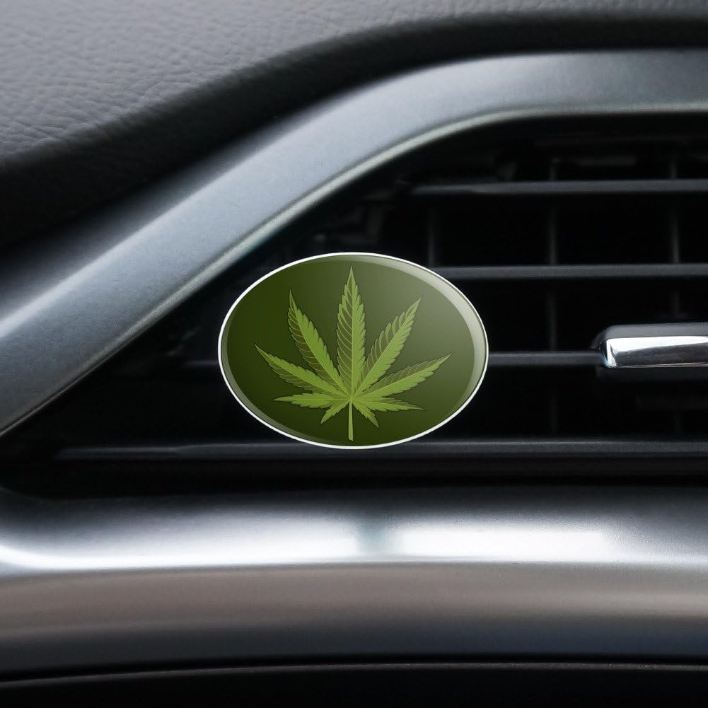 Amazon マリファナリーフデザイン大麻ポット車の芳香剤通気クリップ シトラスの花の香り 車用除菌 消臭 芳香剤 車 バイク