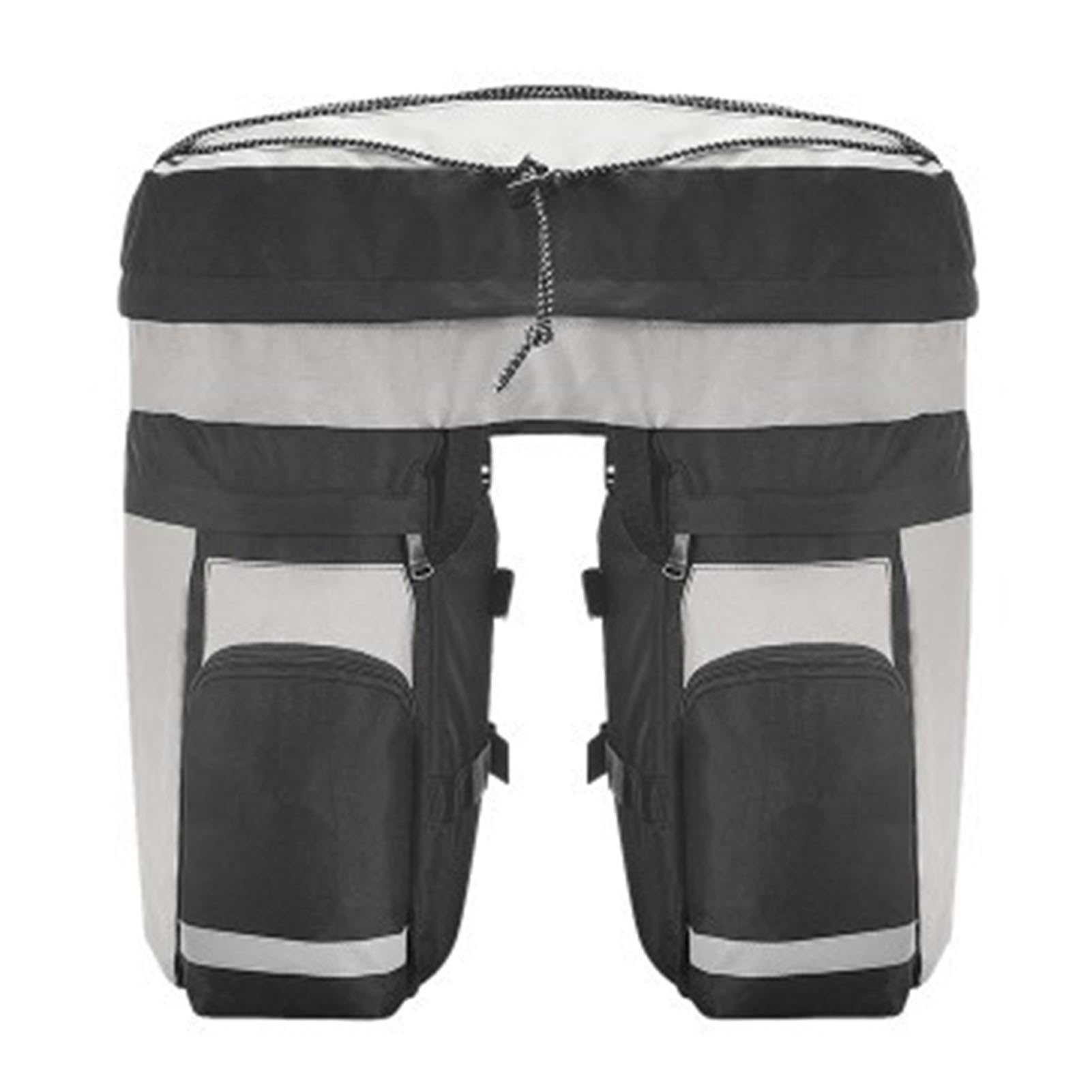 plplaaoo Borsa trunk per biciclette 60L di grande capacità di grande capacità di accumulo posteriore Multifunzionale Polyester Mountain Mountain Bike