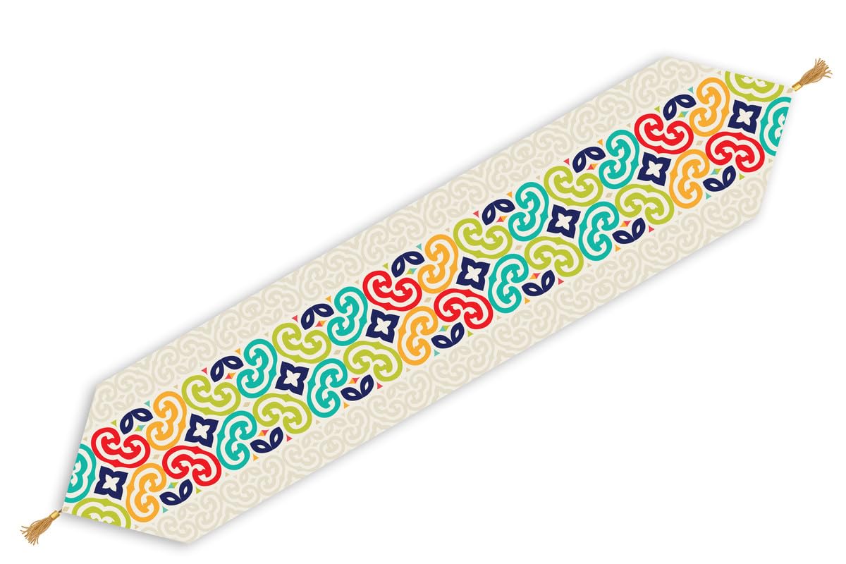 Sa3eeda Table Runner Farah Design Multi Colors 180 x 35 CM