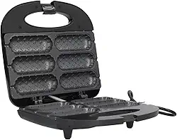 Crepeira 6 Cavidades Crepe & Hot Dog | Prática, Rápida e Fácil de Limpar