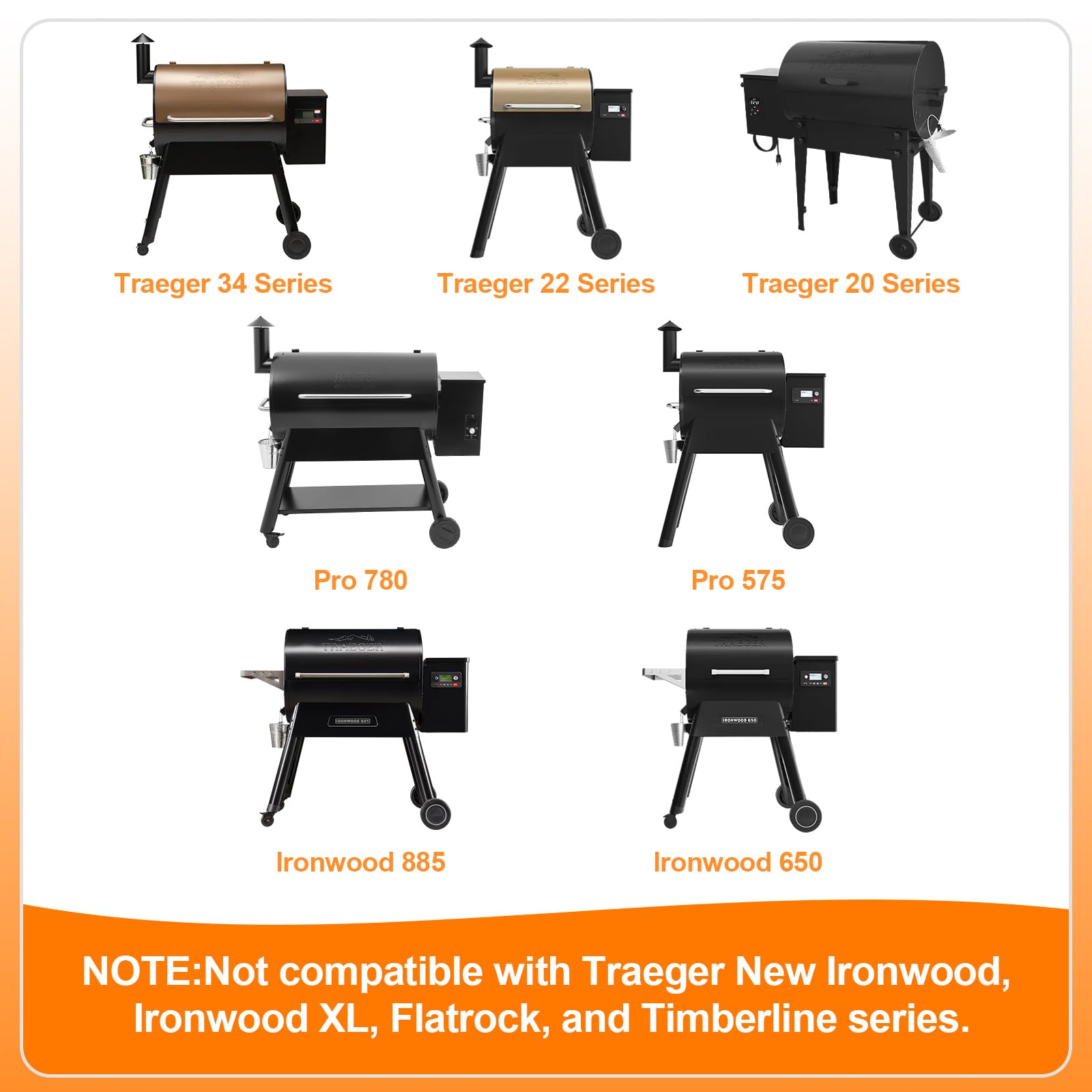 Lot De 30 Doublures De Seau à Graisse Pour Traeger Ironwood 885