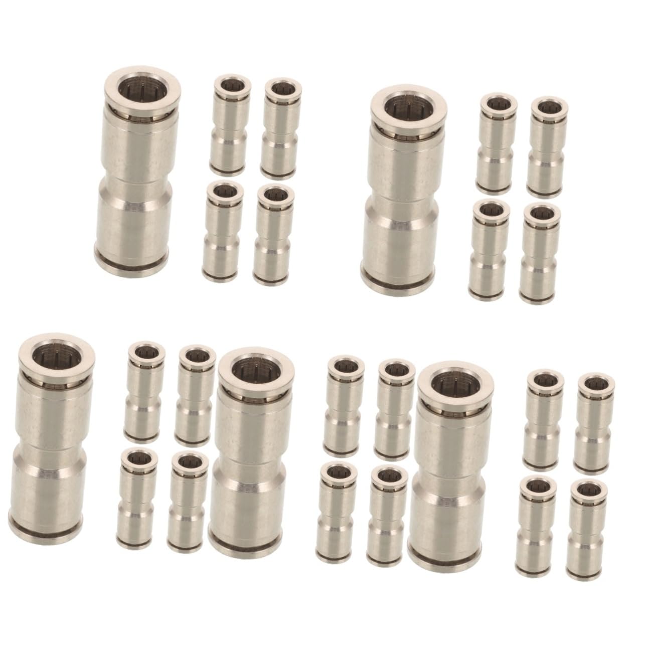 25 Pièces Connecteur Rapide Trachéal Raccord Cannelé À Sertir Pour Coupleur Réducteur Raccord Droit Nettoyeur Haute Pression Raccords À Connexion Rapide Raccords À Sertir