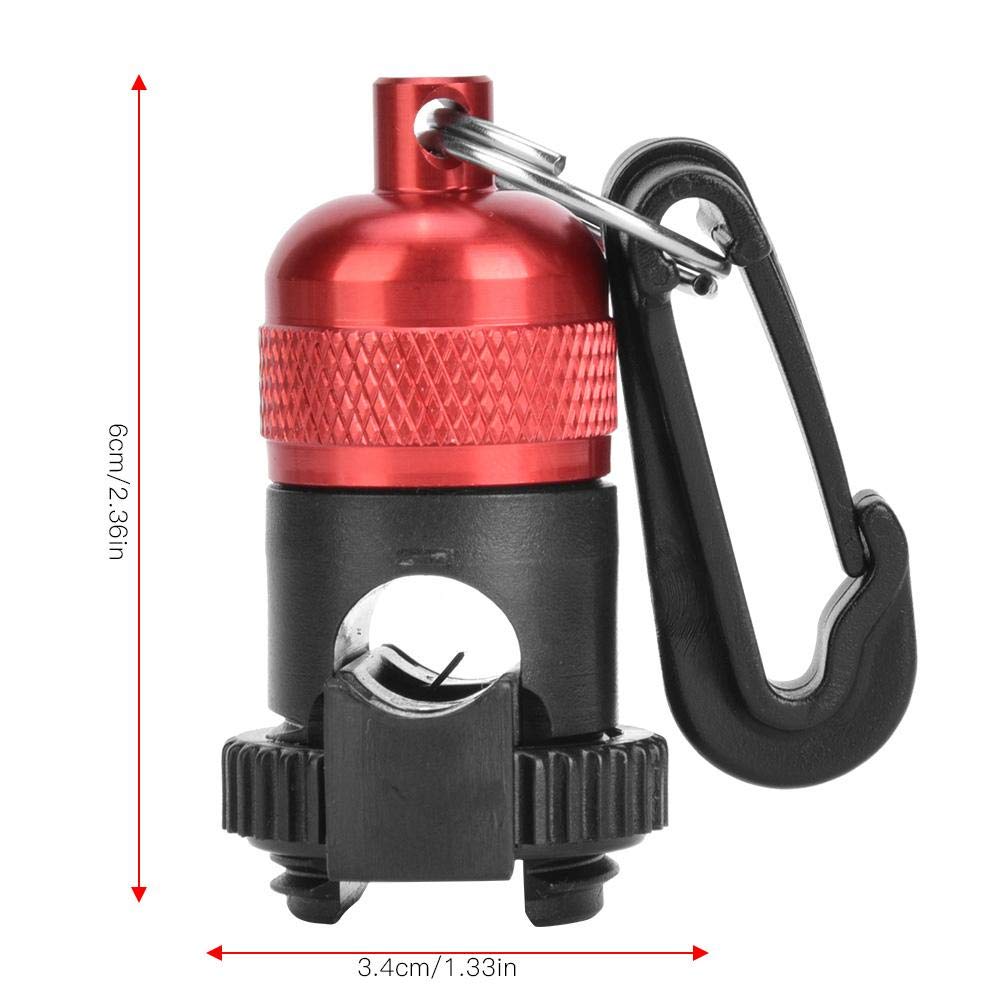 Regulador Magnético, Soporte de Manguera con Imán Fuerte para Buceo, Accesorio Regulador de Metal Rojo para Deportistas Acuáticos y Actividades Subacuáticas