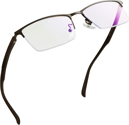 Vista 51 de LifeArt Lentes de bloqueo de luz azul, antifatiga ocular, anteojos de lectura para computadora, anteojos de TV para mujeres y hombres, antirreflejos
