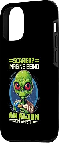 Miniatura 2 de iPhone 15 Pro Scared Imagine Being An Alien On Earth Space Astronaut Case