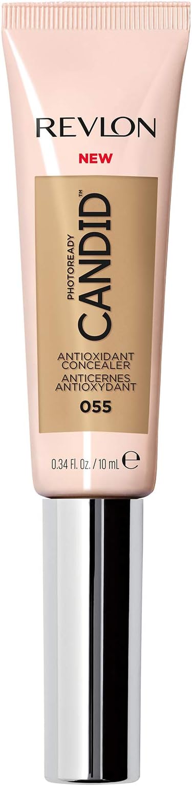 Revlon PhotoReady Candid Concealer, with Anti-Pollution, Antioxidant, Anti-Blue Light Ingredients, without Parabens, Pthalates and Fragrances; Chestnut, 34 Fluid Oz