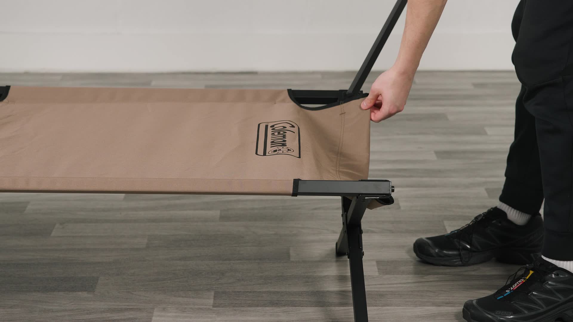 Coleman Trailhead II Military Style Camping Cot,Grey,Full