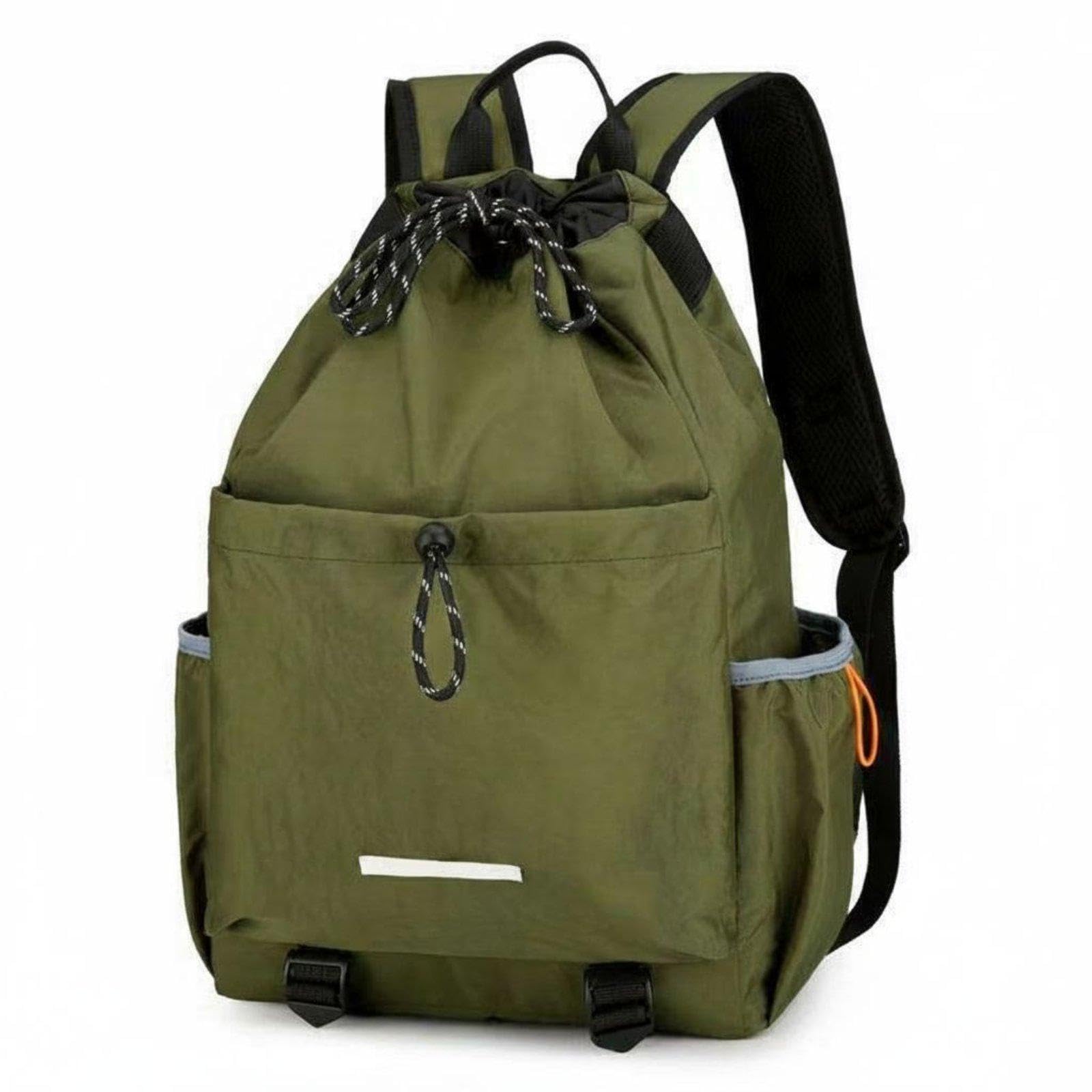 Badminton Racket Backpack Large Capacity Tennis Racket Bag Multi-Compartment Layout Lightweight Sports Rucksack for Athletes, Students, Travel, Gym Green-image-14