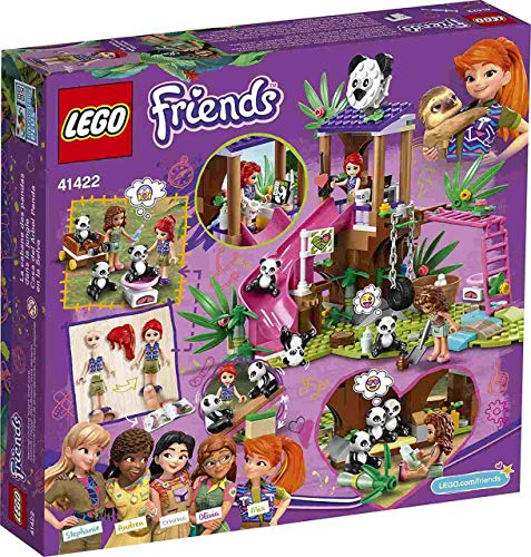 Friends Panda Jungle Tree House 41422 Building Toy; Includes 3 Panda Minifigures for KidsWho Love Wildlife Animals Friends Mia and Olivia, New 2020 (265 Pieces) - Lego - Immagine 1