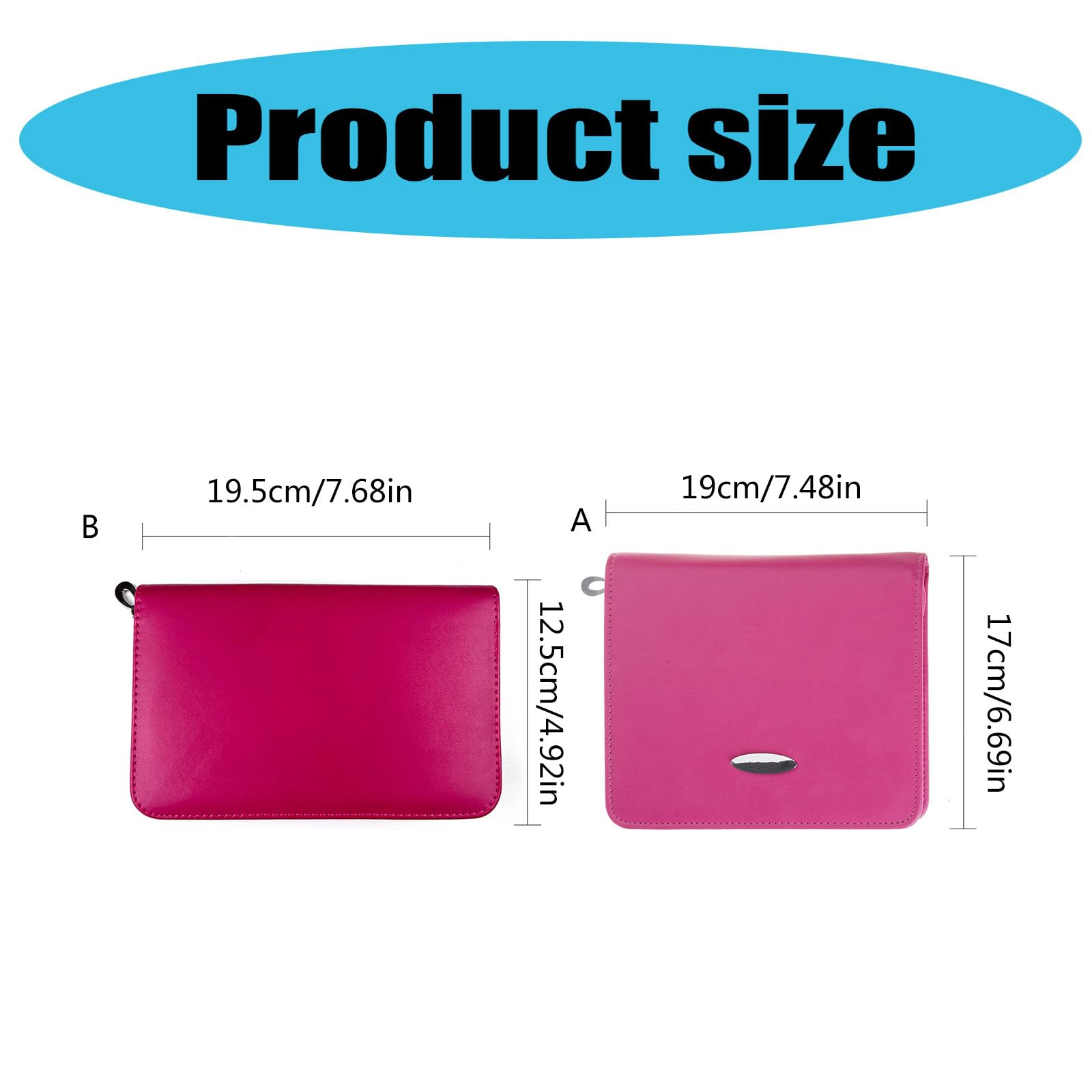 Juego de 9 Pares de Agujas de Tejer Circulares Intercambiables con Estuche de 3, 5 mm a 8, 0 mm para Tejer suéteres y Sombreros Agujas Circulares Intercambiables