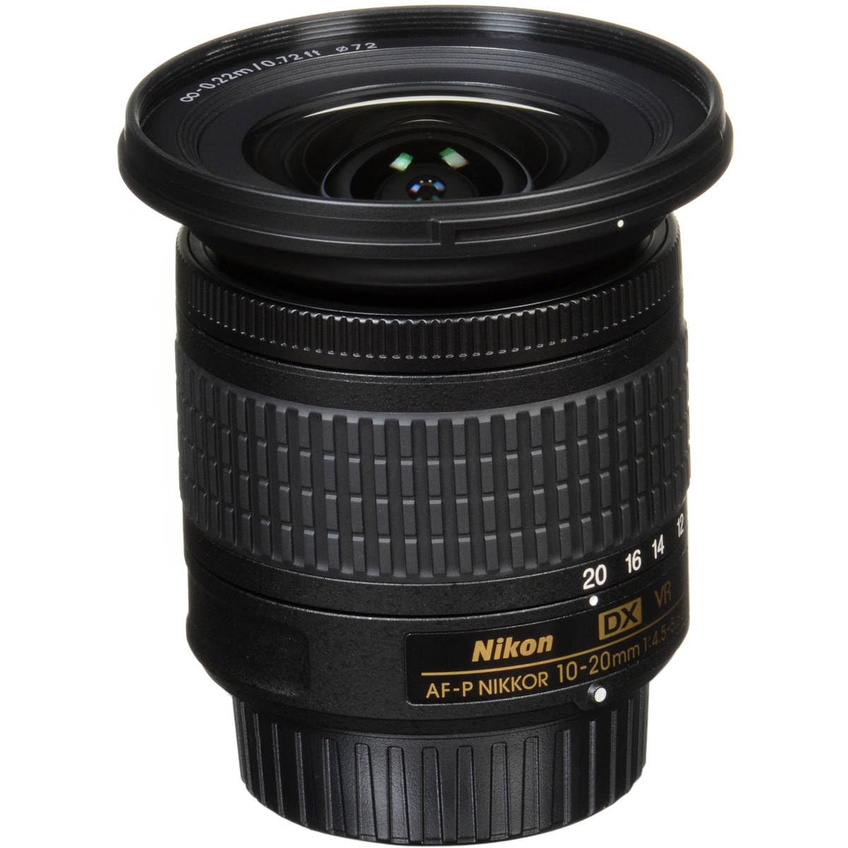 Nikon AF-P DX 10-20 mm f/4.5-5.6G VR Obiettivo, Nero [Versione EU]