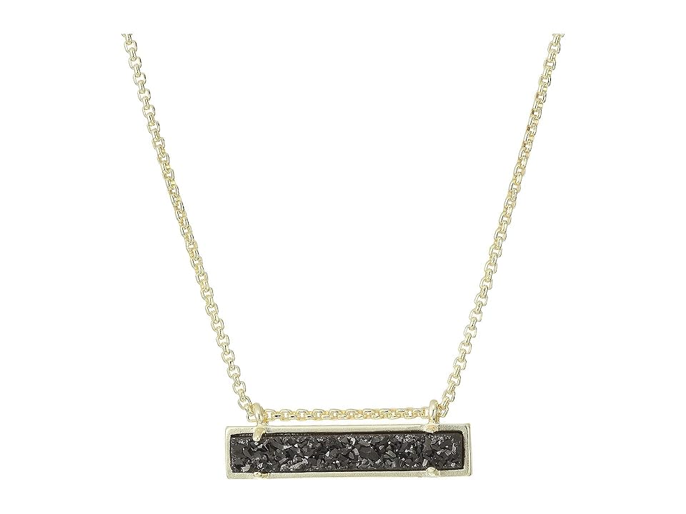 

Kendra Scott Leanor Necklace (Black Drusy/Gold Tone) Necklace
