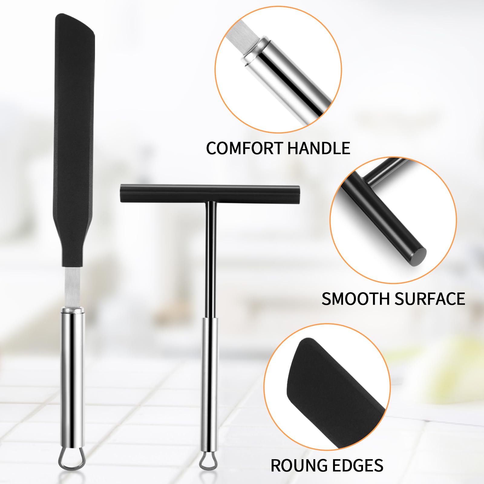 Tawa De Hierro Para Roti, Chapati, Dosa Loha Tawa Con Mango De Madera Premium 100 Libre De Toxinas Larga Duracion Negro