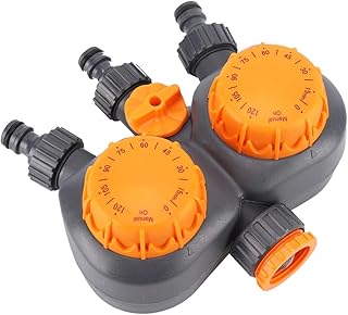 CUYT Controlador de Irrigação Mecânica Temporizador de Jardim, Controlador de Água de Jardim, Interruptor de Controle de Água de Jardim para Flores, Irrigação de Plantas e Jardim