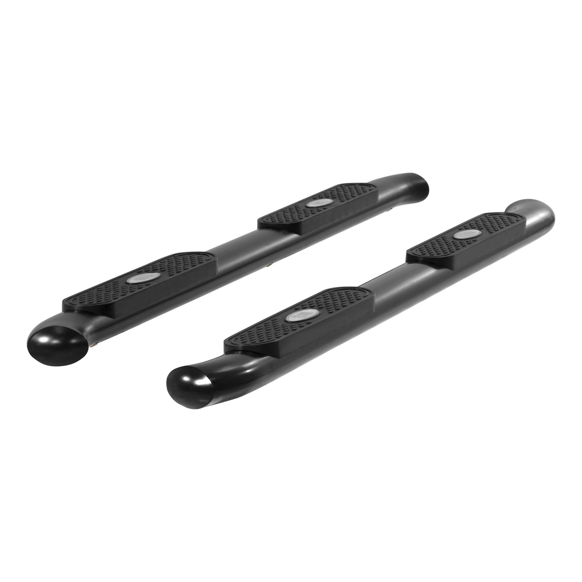 ARIES S222009 4-Inch Oval Black Steel Nerf Bars, Select Toyota Tacoma