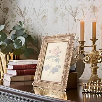 アンティークフォトフレームゴールドヴィンテージ Amazon.co.jp: VINTORKY アンティークゴールド樹脂フォト