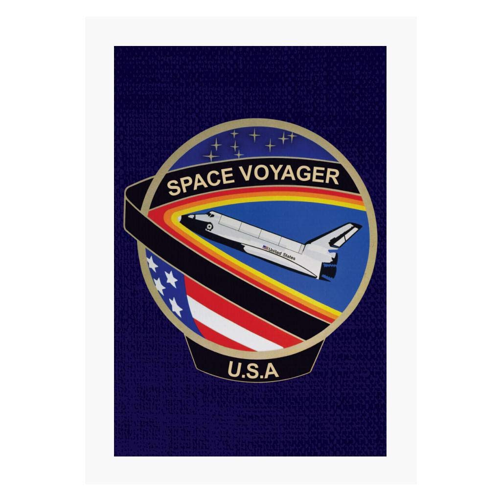 Nasa STS 61C Space Shuttle Columbia Mission Patch A4 Print