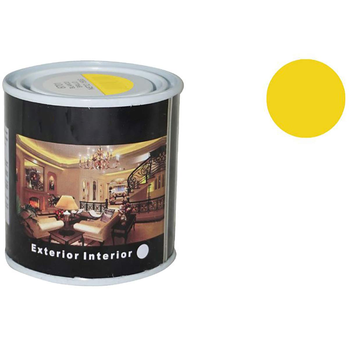 H HANSEL HOME Pintura Esmalte al Disolvente para Madera y Metal, Pintura Alquidica de Rápido Secado para Superfícies Interiores y Exteriores(Negro Satinado, 125 ML) — view 14