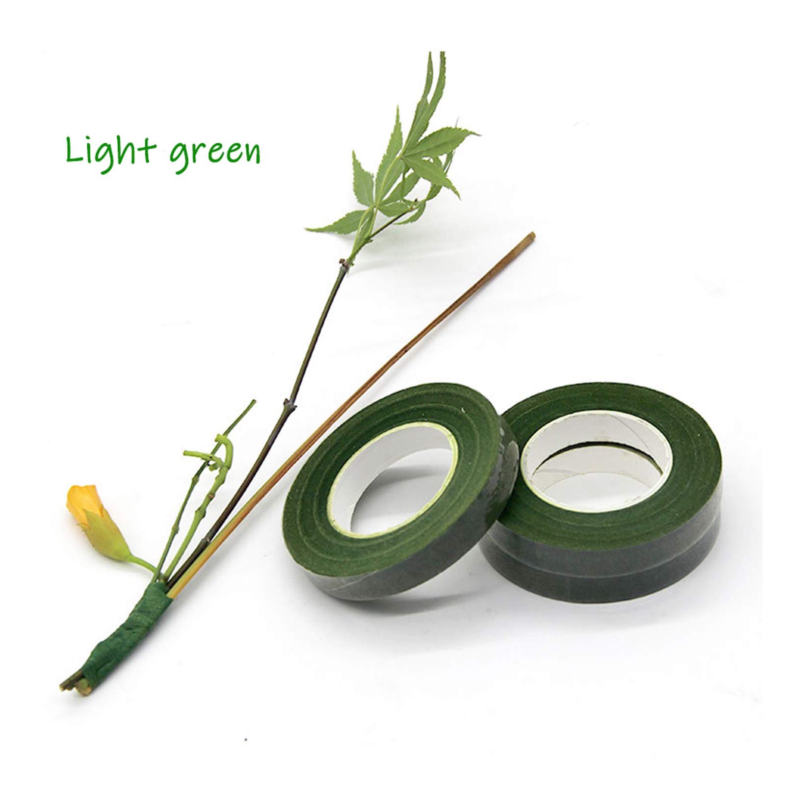 9 PCS Ruban De Fleuriste Vert Ruban De Fleuriste En Papier
