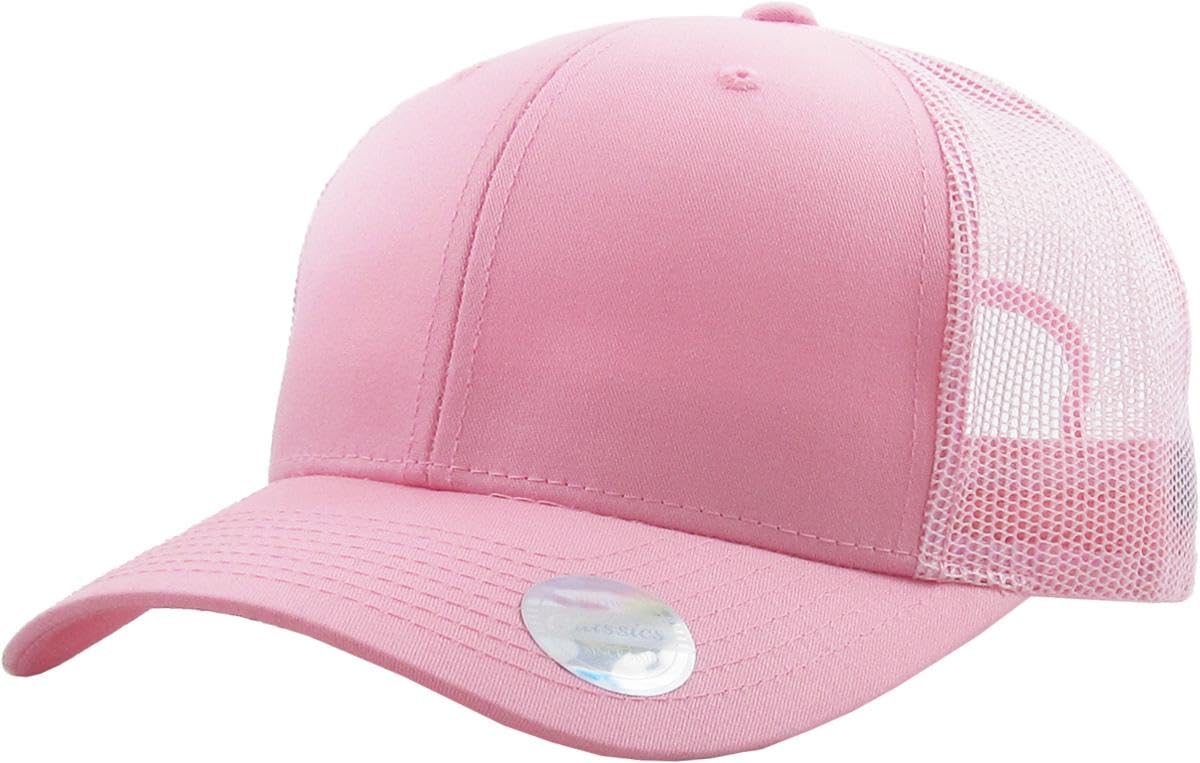 Classic 6 Panel Cotton Twill Mesh Trucker Cap Hat Adjustable Snapback Hat