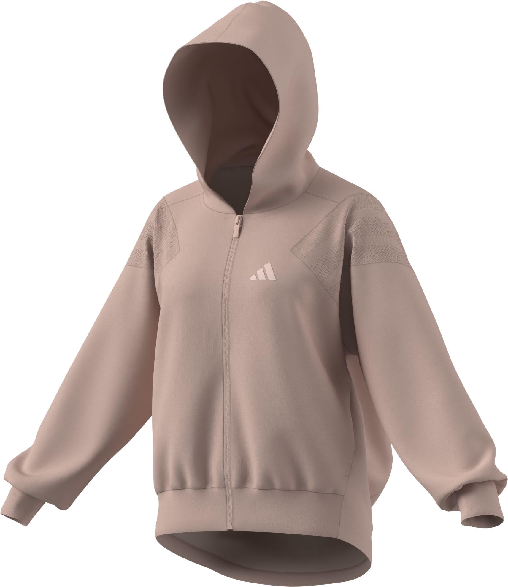adidas dames FUTURE ICONS THREE STRIPES HOODIE, blush pink, XS