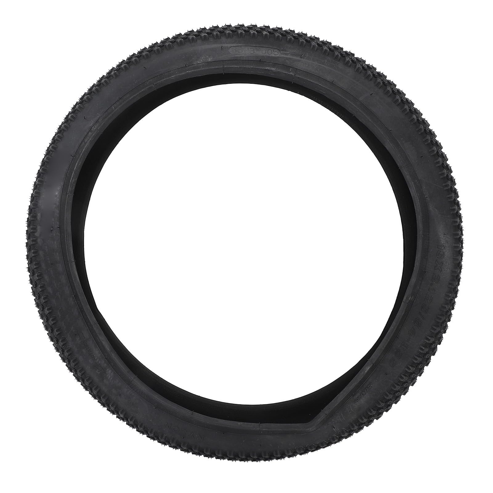 18 inch Mountain Bike Tires, 18×2.125 54 355 Bike Outer Tire Rubber High Traction Tread Rubber Replacement Bicycle Outer Tire for Mountain Off Road Bike