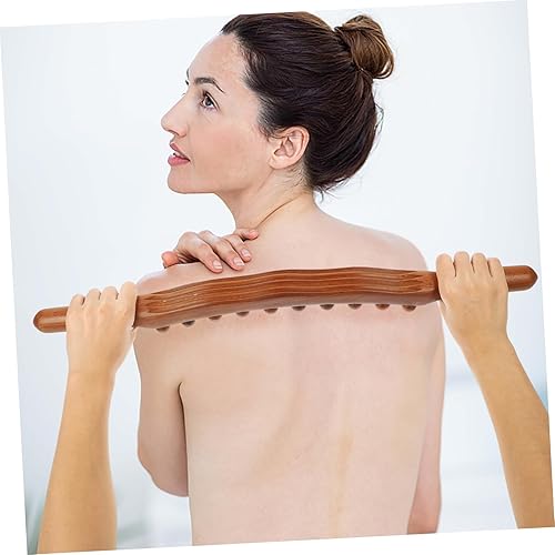 Miniatura 7 de Masajeador de madera Masaje Stick Fitness Masaje Stick Masajeador multifuncional Respetuoso con la piel