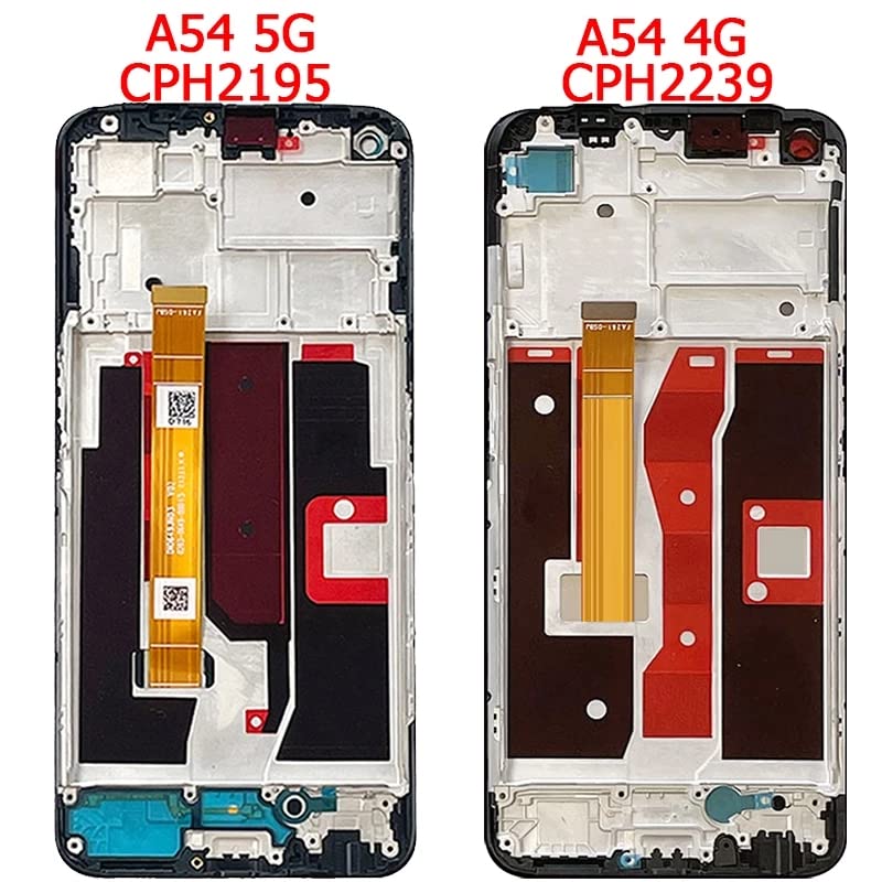 Ecran LCD Complet Noir Avec Châssis Pour Oppo A16