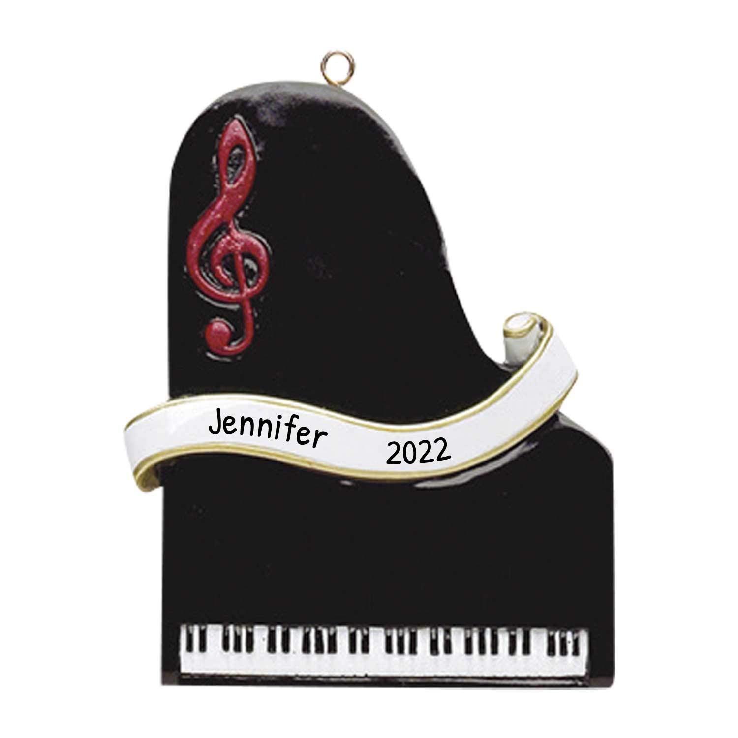 Piano christmas ornament personalized Clearance