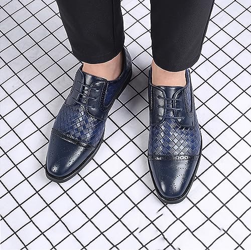 Men's Oxfords Formal Dress Shoes Classic Business Shoes Wingtip Brogues Lace-Up Wedding Shoes for Men4