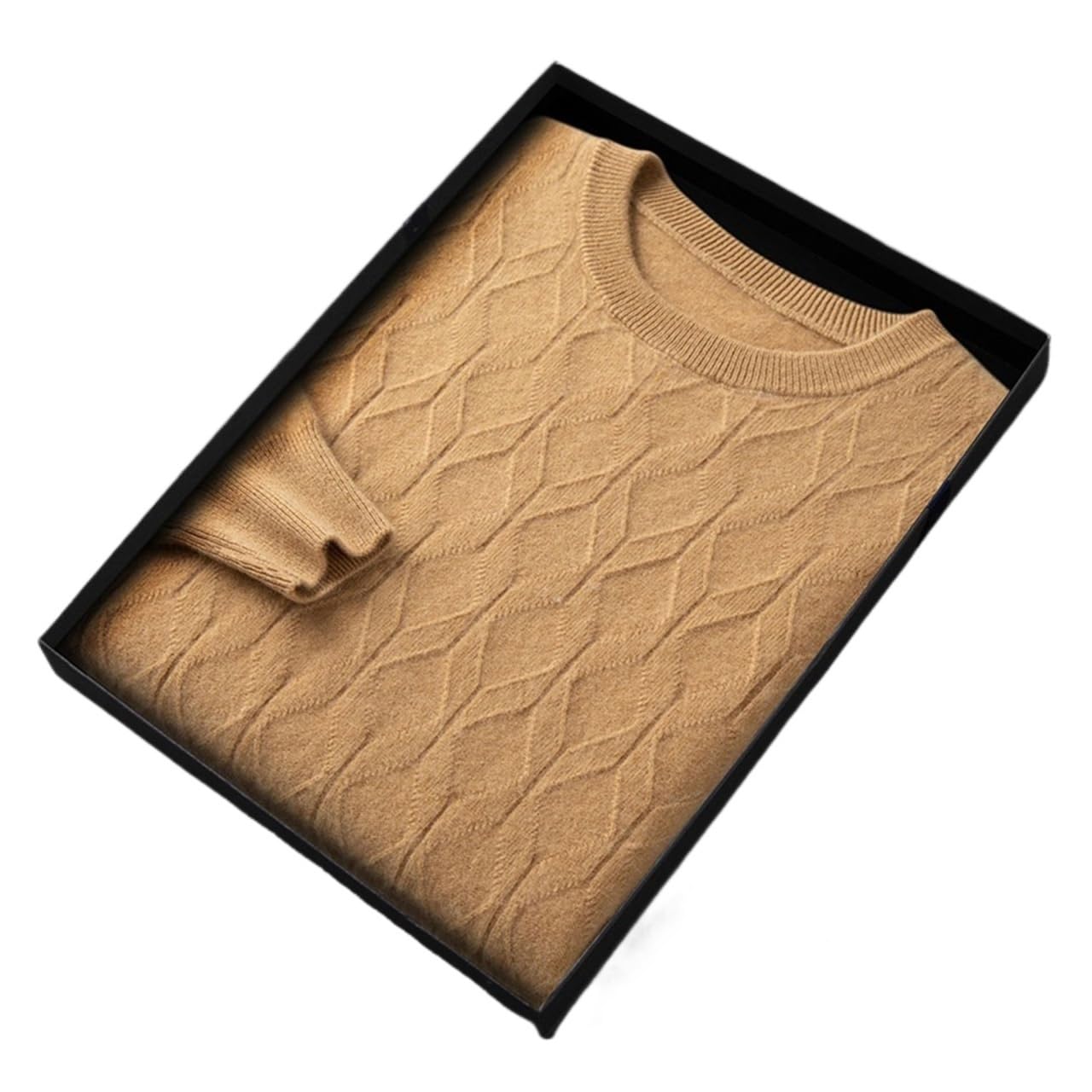 Pull en cachemire homme à losanges chic pour les journées d'automne et hiver