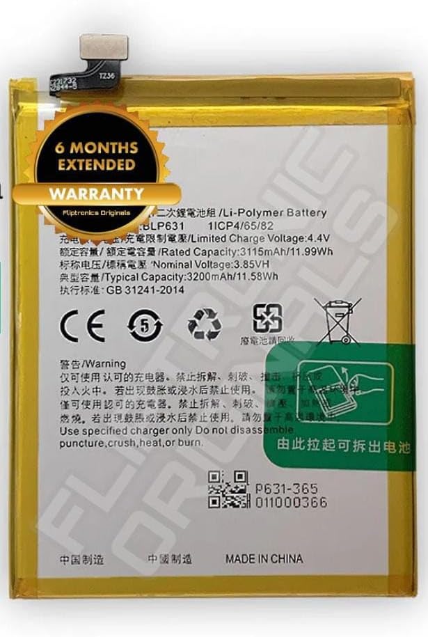BLP631 Battery for Oppo F3 / F5 / A77 /CPH1723 / CPH1727 / CPH1609 / CPH2339 / Battery(B156)