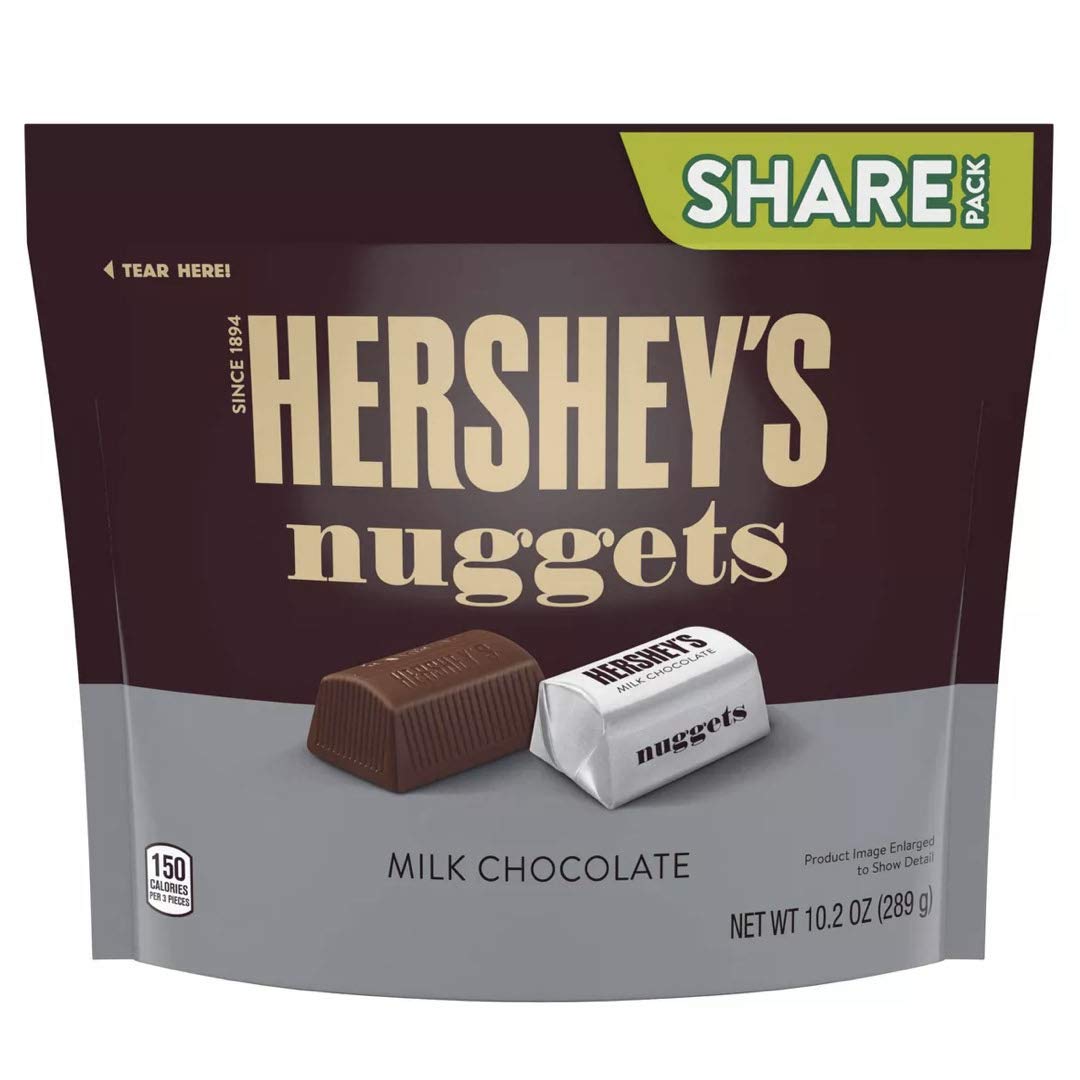 Amazon.co.jp: Hershey's ハーシー ナゲット ミルクチョコレート 289g
