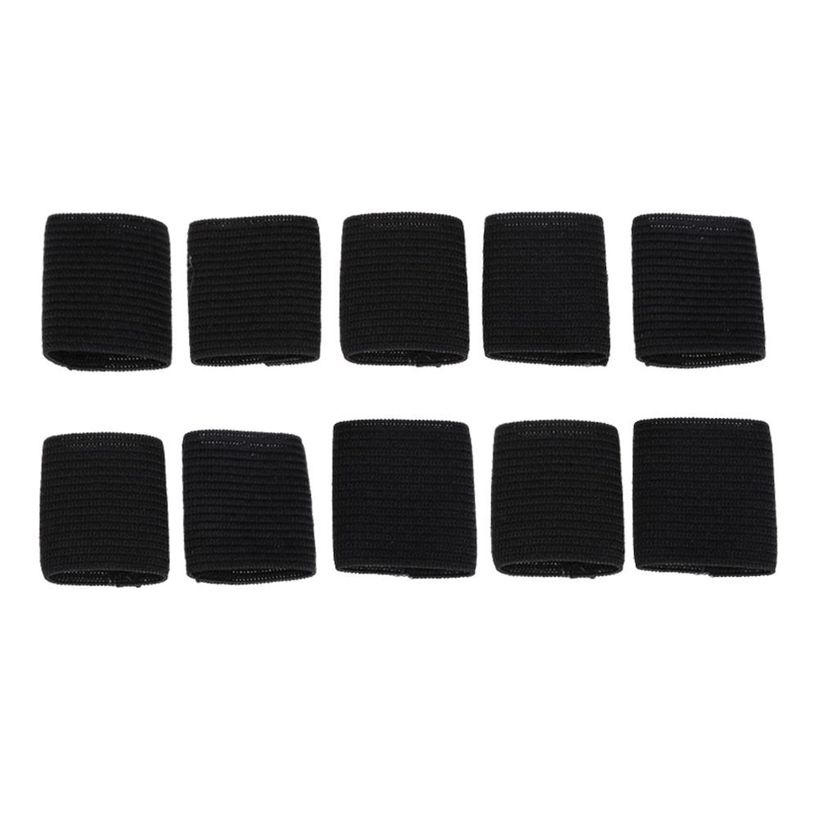 matumou 10Pcs Stretchy Finger Protector Sleeve Support Arthritis Sport Aid Straight Wrap