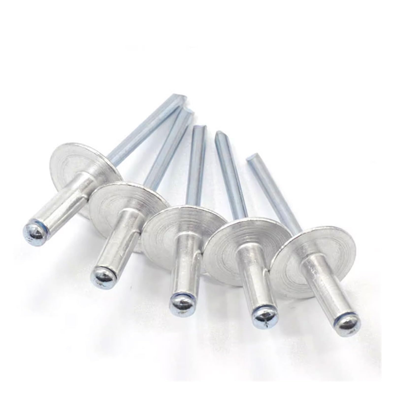 Duży nit kołnierzowy， 50 sztuk aluminiowych dużych nitów z łbem kołnierzowym, nitów zrywalnych, dekoracji Pop Nail, aluminiowych nitów(3.2x6x9.5mm)