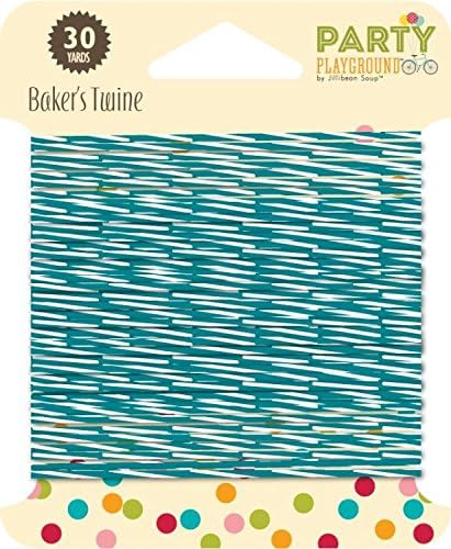 Jillibean Soup Party Playground Sweet Tart Teal Decorative Twine PPG0019