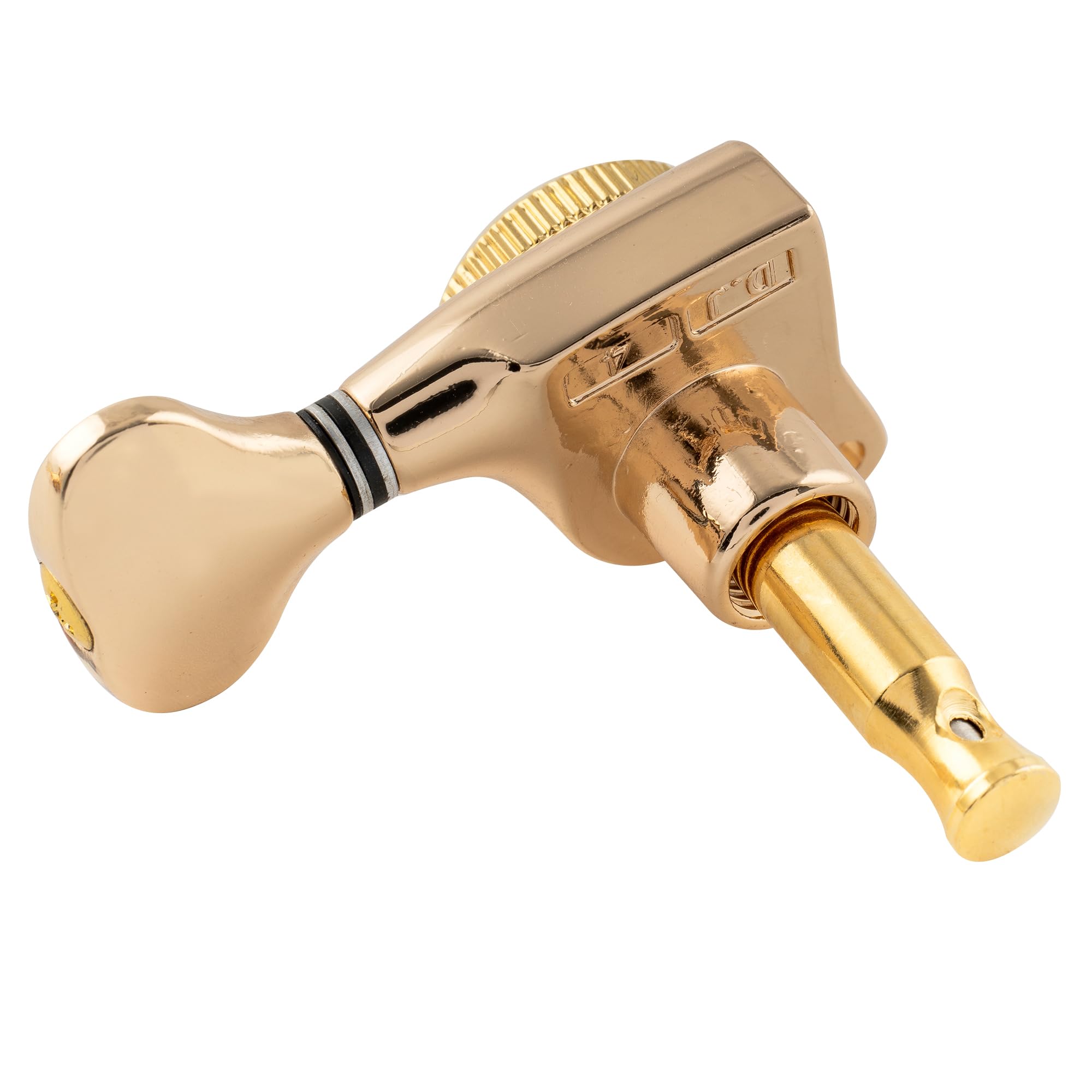Musiclily Pro 6 w linii Tunery Blokujące Gitarowe Klucze Blokowane Locking Tuners Kołki Strojenia do Gitary Elektrycznej Strat Tele, Złoty Pokrętła G