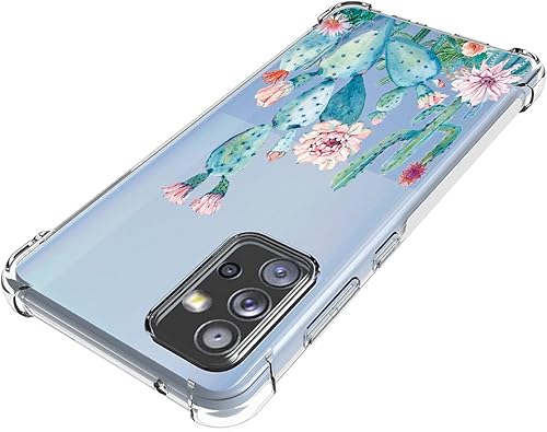 Miniatura 5 de Funda para Galaxy A72 5G, Samsung A72 4G para niñas y mujeres, funda protectora delgada de TPU suave y flexible transparente para Samsung Galaxy A72