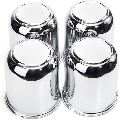 RTRHINOTUNING Tapas centrales de rueda de 3.19 pulgadas para remolque, tapas centrales de empuje para llantas, 4 tapas de cubo de 3.19 pulgadas de